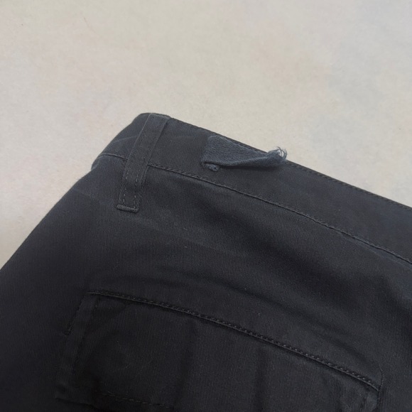 Empyre Pants Mens 28 Double Knee Cargo Pants Baggy Skater Black Y2K *FLAWED - Picture 10 of 16